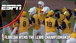 Florida WIN IT ALL on a BUNT 🤯  Little League Baseball World Series [upl. by Franz]