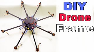 How To Make Alluminium Drone Frame  make Octocopter Drone frame [upl. by Hacceber]