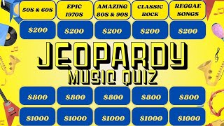 CAN YOU GUESS THE SONG JEOPARDY STYLE MUSIC QUIZ IN 6 SECONDS [upl. by Manda]