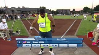 Eugene 2014 Top 3  Shot Put Men [upl. by Nadabus]