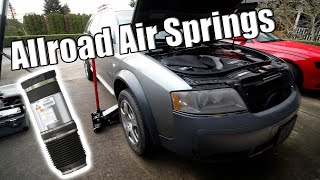 Installing Upgraded Air Springs in the C5 Allroad  Expedition Allroad [upl. by Nahgiem]