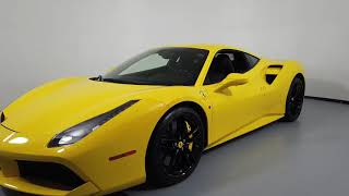 2019 Ferrari 488 GTB  Giallo Modena and Nero  Ferrari of San Francisco [upl. by Ahsinet]