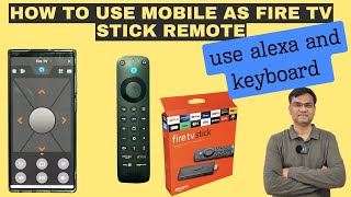 Hindi How to use your phone as firestick remote  How to use mobile as fire tv remote [upl. by Nyahs]