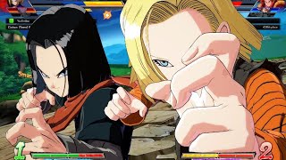 DRAGON BALL FighterZ Android 18 Ascended Gohan Lord Beerus vs SS4 Gogeta Vegito Goku Black [upl. by Ellednahc]