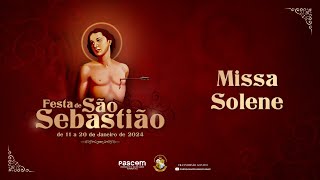 Missa Solene em honra ao mártir São Sebastião  20012024  1600 [upl. by Sirrap787]