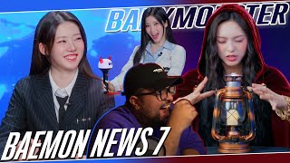 BABYMONSTER BAEMON NEWS 7 REACTION  MONSTIEZ amp A LIGHT STICK 😍 [upl. by Neerak525]