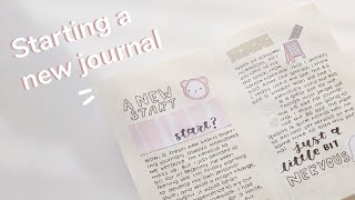 Starting a new journal  midori B6 [upl. by Dore]