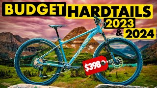 TOP 10 BEST BUDGET HARDTAIL MOUNTAIN BIKES IN 2024 [upl. by Nosiram]