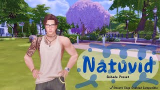 Natuvid  Natural amp Vibrant preset for GshadeMade for gameplay SIMS 4 [upl. by Jabin]