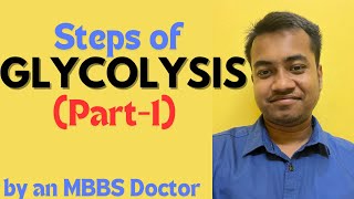 Steps of GlycolysisPart1  Biochemistry [upl. by Llener]