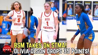 BenildeSt Margarets Takes On STMA Olivia Olson Drops 35 Points [upl. by Aninep]