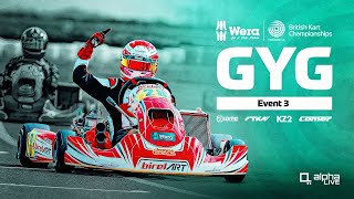 IAME TKM KZ2 Bambino  Event 3  2023 Wera Tools British Kart Championships  GYG Live Stream [upl. by Nida531]