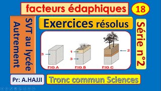 Exercices résolus sur les facteurs édaphiques  série n°2 [upl. by Barton657]