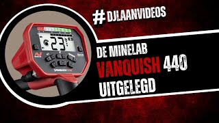 De Minelab VANQUISH 440 uitgelegd [upl. by Sharos]