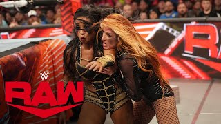 Becky Lynch vs Xia Li Raw highlights Nov 20 2023 [upl. by Lexa]