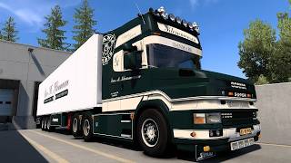 POV Truck Driving Scania T580 V8 Open Pipe Engine Sound Euro Truck Simulator 2 151｜Vanilla Map＃94 [upl. by Martell]