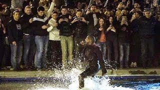 Exclusive Kanye West Just Played A Free Concert In Armenia And Then Jumped Into Swan Lake [upl. by Allemat855]