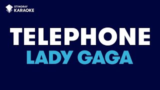 Telephone  Lady Gaga  KARAOKE WITH LYRICS [upl. by Sana]