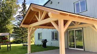 Custom Timber Frame Pavalion [upl. by Bethanne]