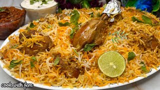 Hyderabadi CHICKEN DUM BIRYANI With HOMEMADE Aromatic BIRYANI MASALA Pakki Akhni Ki Biryani Party Sp [upl. by Aldos]