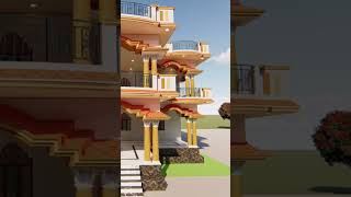 3951 House Plan Idea सबसे अच्छा Portico का डिजाइन porch map नक्शा [upl. by Ymmat169]