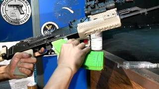 ProWin GBB Magazine for GHK AK 64rds fullauto [upl. by Nnel]