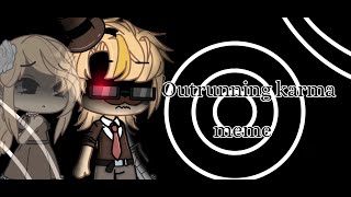 Outrunning Karma meme  Gacha Club  Roblox Piggy  Mr P [upl. by Cozza]