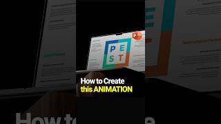 PowerPoint PEST analysis animation pest analysis powerpointanimation [upl. by Rramahs]