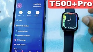 T500 Pro Smart Watch Full Setup  Series 8 🔥 Unboxing and Review  How to pair T500 with Phone [upl. by Eerb]