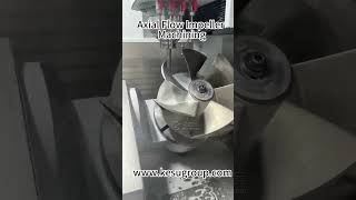 Axial Flow Impeller Machining [upl. by Keithley]