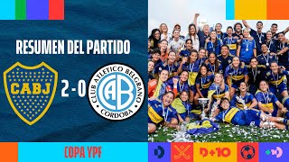 CAMPEONAS  Boca 20 Belgrano  RESUMEN  FINAL Vuelta  Copa de la Liga Profesional Femenina YPF [upl. by Brost]