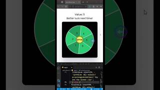 How to Make Spin Wheel using Javascript  Lucky Spinning Wheel Game viral ytshorts ytshorts [upl. by Ayrb281]