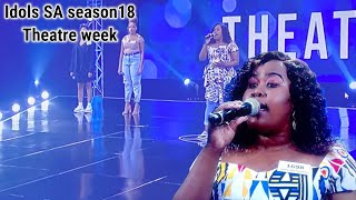 Idols SA theatre week best contestant has to be Dludlu  Dludlu nailed quotNoba Ngumamaquot by Nathi [upl. by Herminia580]