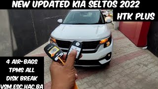 New updated Kia Seltos 2022 htk plus petrol full detailed video in Hindi by Ark Moto Vlogs [upl. by Aleibarg]