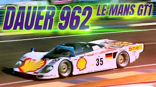 DAUER 962 LM GT1 El RETORNO de PORSCHE a LE MANS [upl. by Goldfinch]