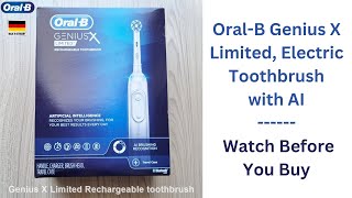 OralB Genius X Limited Electric Toothbrush with AI – Review  Watch Before You Buy [upl. by Publius173]