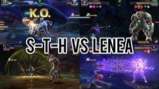 AW Guerra de alianzas STH vs LENDA S50W09 Tigra vs Kingred MCOC [upl. by Rockwell]