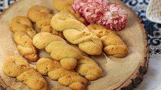 Koulourakia with Olive Oil  Greek Cookies vegan recipe [upl. by Heinrik534]