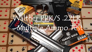 Walther PPKs 22lr Ammo Review [upl. by Nadabas320]