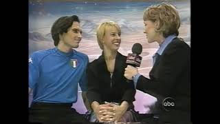 2000 Skate America  Free Dance  Final Results FusarPoli amp Margaglio Interview [upl. by Greenstein]