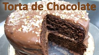 Torta De Chocolate Casera Facil  Como Hacer Una Torta De Chocolate [upl. by Gerdeen]