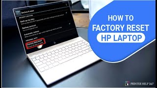 How to factory reset your HP laptop [upl. by Earej98]