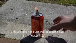 Cheap Coke Can Oil Lamp [upl. by Krisha]