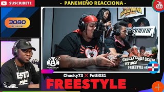 PANAMEÑO REACCIONA Chucky73 ❌ Fetti031 DJ Scuff Freestyle [upl. by Ambrosane240]