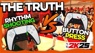 2K25 RHYTHM SHOOTING VS BUTTON SKILL OR NO SKILL 2K SHOOTING SECRETS EXPOSED [upl. by Natal]