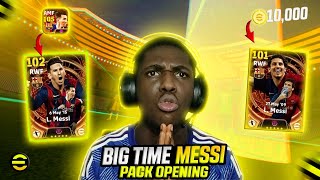 OMG 😲🔥 10000 COINS MESSI BIG TIME PACK OPENING  BANK ACCOUNT CRYING 😂 eFootball 2024 Mobile [upl. by Akinnej]