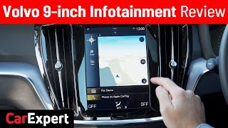 Volvo Sensus infotainment review 90inch portrait infotainment screen is like reading a book [upl. by Iru]