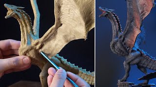 Sculpting DROGON  Game Of Thrones  Timelapse [upl. by Madanhoj]