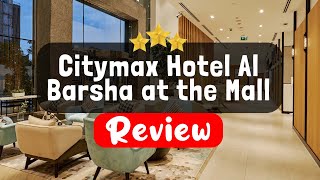 Citymax Hotel Al Barsha at the Mall Dubai Review  Is This Hotel Worth It [upl. by Billie]