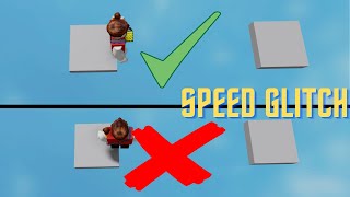 How To speed glitch  Roblox [upl. by Chandos]